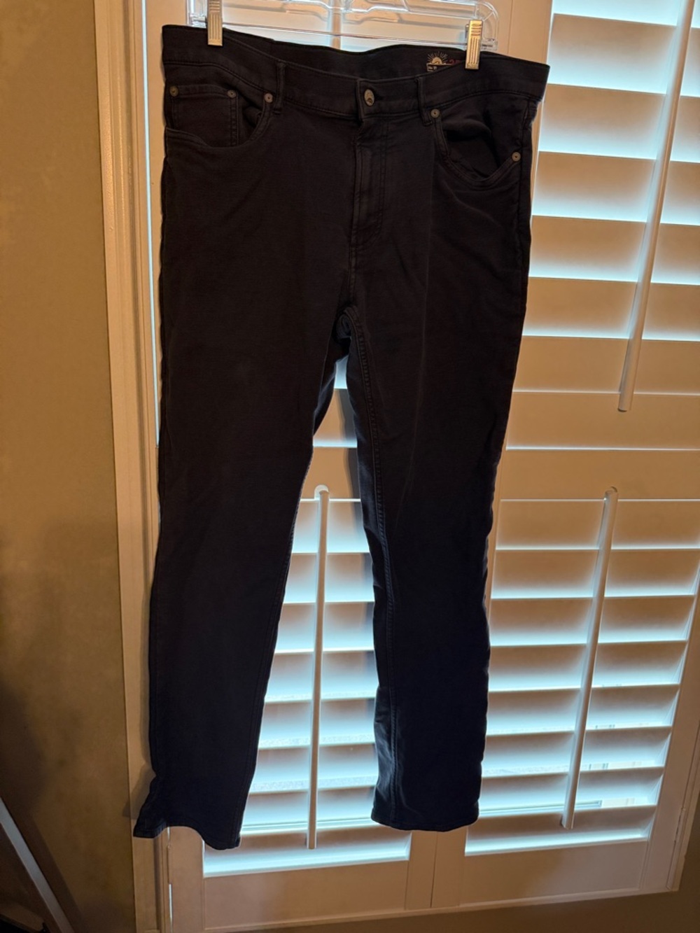 Faherty Men’s Slim Straight Jeans - Black